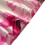 A-Line Long Sleeves Elasticity Flower Print Pleated Mock Neck Maxi Dresses