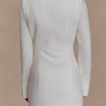Peplum Cotton Shirt Dress