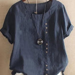 Loose Simple Solid Color Top