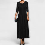 April - Luxurious Velvet Dress