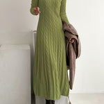 Avery | Elegant Knit Maxi Dress