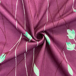 A-Line Loose Flower Print Round-Neck Mini Dresses