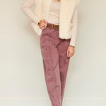 Faux fur vest