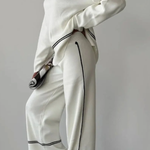 Patchwork Casual Two-piece Set