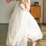 Casual Solid Color Chiffon Column Wide Leg Pants&Skirt