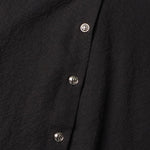 Long Sleeves Loose Belted Buttoned Lapel Mini Dresses Shirt Dress