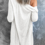 Casual Button Front Open Front Cover Up