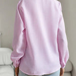 MAKE IT LAST RUFFLED LONG SLEEVE TOP - 4 COLORS