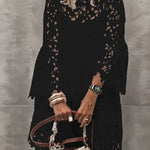 Lace flower temperament small fragrance style short skirt