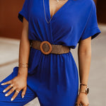 Miami Satin Paisley One Shoulder Tie Sleeve Vacation Mini Dress