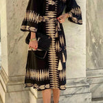Midnight Boho Bliss  Dream Midi Dress