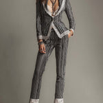Vintage Striped Lace Pants