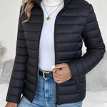 Nalia ��� Quilted High-Neck Jacket