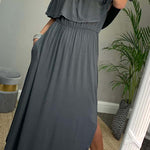 Erica Frill Bardot Maxi Dress