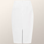 High Waisted Solid Color Zipper Skirts