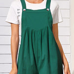 Cotton and linen loose casual one-piece wide-leg shorts
