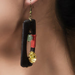 Original Geometry Split-Joint Wooden Earrings Accessories