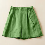 Loose Elasticity Solid Color Shorts Bottoms