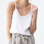 Women's Casual Loose Cotton Linen Suspender Top