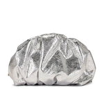 RUCHED clutch bag