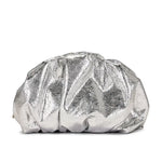 RUCHED clutch bag