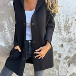 Solid Color Casual Women's Coat