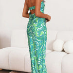 Letters of Mine Floral Off Shoulder Maxi Dress