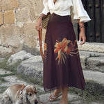 White bell-sleeve resort style top