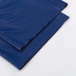 Skinny Leg Straight Leg High-Waisted Solid Color Split-Joint PU Pants Trousers