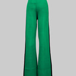 High Waisted Loose Contrast Color Pants Trousers