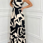 Two-Piece Cute Maxi Dress Set
