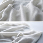 Urban Solid Color V-Neck Knitting Pullover