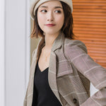 Personality Striped&Plaid Beret Hat