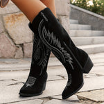 No��mie | Midnight Suede Boots