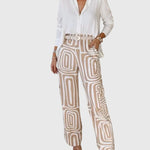 Emilia™ | Chic Pants Set with Complimentary Blouse & Belt