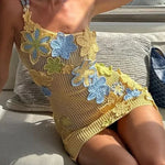 Halter Neck Backless Slim Fit Double Layer Strappy Maxi Skirt Set