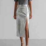 IRIE PU LEATHER SKIRT