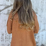Solid Color Casual Long Sleeve Loose Pocket Cardigan