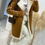 Fashionable Lamb Wool Patchwork Casual Jacket