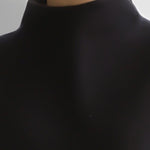 Long Sleeves Solid Color Split-Joint Round-Neck Sweatershirt