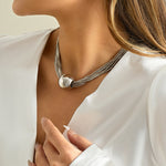 Original Stylish Statement Geometric Necklace