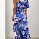 Temperament Elegant Short Sleeve Long Swing Holiday Dress