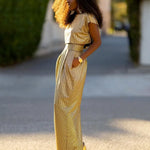 Stylish High Waisted Skirt & Top Two Pieces Set