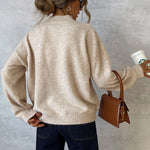 Jersey beige super soft sweater
