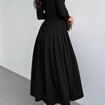 A-Line Bodycon Asymmetric Pleated Solid Color Split-Joint One-Shoulder Maxi Dresses