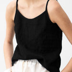 Ladies Cotton Linen V-Neck Casual Camisole