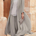 Chiffon Wide Loose Shirt Two-Piece Women's Suit
