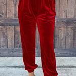 Velvet Pocket Pants