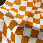 Simple Fashion Contrast Color Plaid Printed Scarf