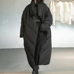 Thicken Solid Warm Irregularity Duck Down Coat